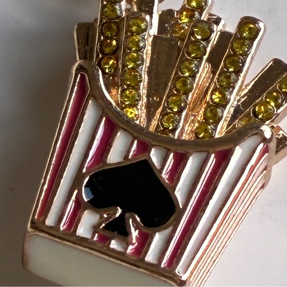 Kate Spade X Target Blingy French Fry Novelty Necklace - Picture 2 of 6